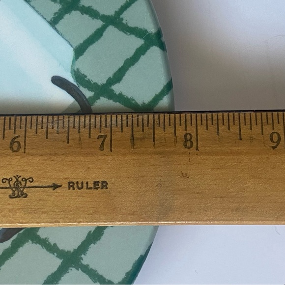 MEBEL Black Cat Trivet Made In Italy Melamine 7.75” EUC Flowers Plants Tray Dish - Picture 3 of 15